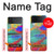 W2942 Brush Stroke Painting Case Cover Custodia e Flip Case per Samsung Galaxy Z Flip 4