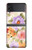 W3035 Sweet Flower Painting Case Cover Custodia e Flip Case per Samsung Galaxy Z Flip 4