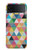 W3049 Triangles Vibrant Colors Case Cover Custodia e Flip Case per Samsung Galaxy Z Flip 4
