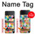 W3049 Triangles Vibrant Colors Case Cover Custodia e Flip Case per Samsung Galaxy Z Flip 4
