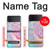 W3050 Vintage Pastel Flowers Case Cover Custodia e Flip Case per Samsung Galaxy Z Flip 4