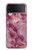 W3052 Pink Marble Graphic Printed Case Cover Custodia e Flip Case per Samsung Galaxy Z Flip 4