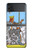 W3068 Tarot Card Queen of Swords Case Cover Custodia e Flip Case per Samsung Galaxy Z Flip 4
