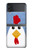W3254 Chicken Cartoon Case Cover Custodia e Flip Case per Samsung Galaxy Z Flip 4