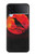 W3328 Crow Red Moon Case Cover Custodia e Flip Case per Samsung Galaxy Z Flip 4