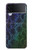 W3366 Rainbow Python Skin Graphic Print Case Cover Custodia e Flip Case per Samsung Galaxy Z Flip 4