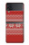 W3384 Winter Seamless Knitting Pattern Case Cover Custodia e Flip Case per Samsung Galaxy Z Flip 4