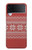 W3384 Winter Seamless Knitting Pattern Case Cover Custodia e Flip Case per Samsung Galaxy Z Flip 4