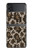 W3389 Seamless Snake Skin Pattern Graphic Case Cover Custodia e Flip Case per Samsung Galaxy Z Flip 4