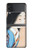 W3483 Japan Beauty Kimono Case Cover Custodia e Flip Case per Samsung Galaxy Z Flip 4