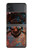 W3895 Pirate Skull Metal Case Cover Custodia e Flip Case per Samsung Galaxy Z Flip 4
