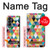 W3049 Triangles Vibrant Colors Case Cover Custodia e Flip Case per Samsung Galaxy Z Fold 4