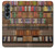 W3154 Bookshelf Case Cover Custodia e Flip Case per Samsung Galaxy Z Fold 4