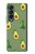 W3285 Avocado Fruit Pattern Case Cover Custodia e Flip Case per Samsung Galaxy Z Fold 4