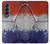 W3304 France Flag Vintage Football Graphic Case Cover Custodia e Flip Case per Samsung Galaxy Z Fold 4
