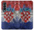 W3313 Croatia Flag Vintage Football Graphic Case Cover Custodia e Flip Case per Samsung Galaxy Z Fold 4