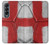 W3316 England Flag Vintage Football Graphic Case Cover Custodia e Flip Case per Samsung Galaxy Z Fold 4