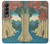 W3348 Utagawa Hiroshige The Monkey Bridge Case Cover Custodia e Flip Case per Samsung Galaxy Z Fold 4
