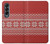 W3384 Winter Seamless Knitting Pattern Case Cover Custodia e Flip Case per Samsung Galaxy Z Fold 4