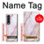 W3482 Soft Pink Marble Graphic Print Case Cover Custodia e Flip Case per Samsung Galaxy Z Fold 4