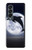 W3510 Dolphin Moon Night Case Cover Custodia e Flip Case per Samsung Galaxy Z Fold 4