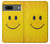 W1146 Yellow Sun Smile Case Cover Custodia e Flip Case per Google Pixel 7