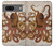 W2801 Vintage Octopus Case Cover Custodia e Flip Case per Google Pixel 7