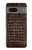 W2850 Brown Skin Alligator Graphic Printed Case Cover Custodia e Flip Case per Google Pixel 7