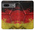 W3303 Germany Flag Vintage Football Graphic Case Cover Custodia e Flip Case per Google Pixel 7