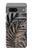 W3692 Gray Black Palm Leaves Case Cover Custodia e Flip Case per Google Pixel 7