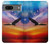 W3841 Bald Eagle Flying Colorful Sky Case Cover Custodia e Flip Case per Google Pixel 7