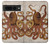 W2801 Vintage Octopus Case Cover Custodia e Flip Case per Google Pixel 7 Pro