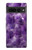 W3713 Purple Quartz Amethyst Graphic Printed Case Cover Custodia e Flip Case per Google Pixel 7 Pro