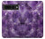 W3713 Purple Quartz Amethyst Graphic Printed Case Cover Custodia e Flip Case per Google Pixel 7 Pro