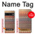 W3752 Zigzag Fabric Pattern Graphic Printed Case Cover Custodia e Flip Case per Google Pixel 7 Pro