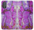 W2907 Purple Turquoise Stone Case Cover Custodia e Flip Case per Motorola Moto G Power 2022, G Play 2023