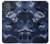 W2959 Navy Blue Camo Camouflage Case Cover Custodia e Flip Case per Motorola Moto G Power 2022, G Play 2023