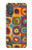 W3409 Squares Concentric Circles Case Cover Custodia e Flip Case per Motorola Moto G Power 2022, G Play 2023
