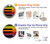 W3451 Colorful Piano Case Cover Custodia e Flip Case per Motorola Moto G Power 2022, G Play 2023