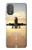 W3837 Airplane Take off Sunrise Case Cover Custodia e Flip Case per Motorola Moto G Power 2022, G Play 2023