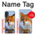 W0417 Fox Case Cover Custodia e Flip Case per Motorola Moto G52, G82 5G