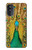 W0513 Peacock Case Cover Custodia e Flip Case per Motorola Moto G52, G82 5G