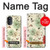 W2179 Flower Floral Vintage Art Pattern Case Cover Custodia e Flip Case per Motorola Moto G52, G82 5G