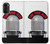 W2381 Vintage Radio Microphone On The Air Case Cover Custodia e Flip Case per Motorola Moto G52, G82 5G