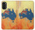 W2494 Australia Flag Map Rock Texture Case Cover Custodia e Flip Case per Motorola Moto G52, G82 5G