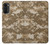 W3294 Army Desert Tan Coyote Camo Camouflage Case Cover Custodia e Flip Case per Motorola Moto G52, G82 5G