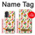 W3883 Fruit Pattern Case Cover Custodia e Flip Case per Motorola Moto G52, G82 5G