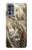 W0122 Yakuza Tattoo Case Cover Custodia e Flip Case per Motorola Moto G62 5G