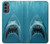 W0830 White Shark Case Cover Custodia e Flip Case per Motorola Moto G62 5G