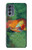 W1157 Red Arowana Fish Case Cover Custodia e Flip Case per Motorola Moto G62 5G